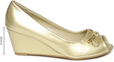 Dressberry Women Gold Heels