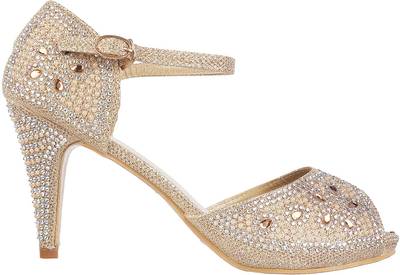 Metro Women 15,Gold Heels