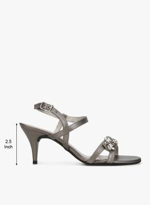 Addons Women Gunmetal Heels