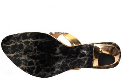 Trilokani Women Golden Heels