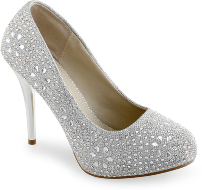 

Shuz Touch Women Silver Heels