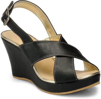 

Nell Women Black Wedges