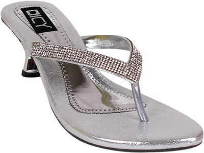 

DICY Women Silver Heels