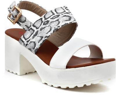 Shuberry Women White Heels