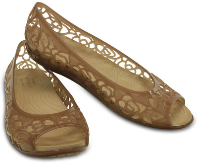 Crocs Women Brown Flats