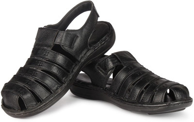 

K2 Leather Men Black Sandals