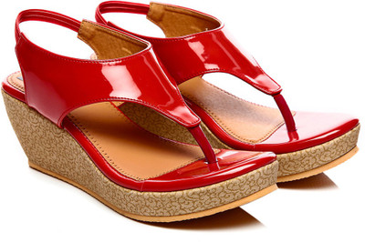 

Nell Women Red Wedges
