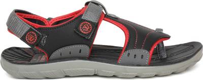 Walkline Men Black Sandals