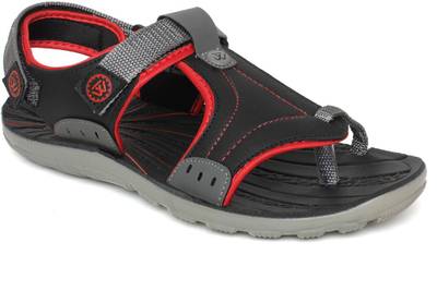 Walkline Men Black Sandals