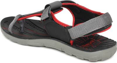 Walkline Men Black Sandals