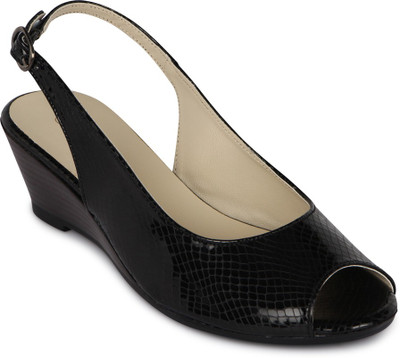 

Flora Women 01, Black Wedges
