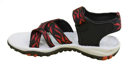 ABS Men BLACK/RED Sandals