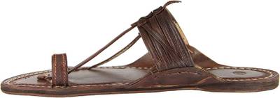 eKolhapuri Men Dark Brown Sandals