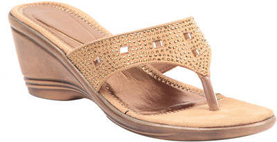 

Adorn Women Beige Wedges