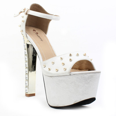 

Shuberry Women Silver Heels