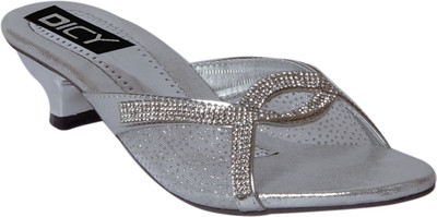 

DICY Women Silver Heels