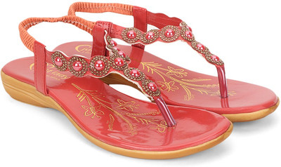 

Moonwalk Women Red Flats