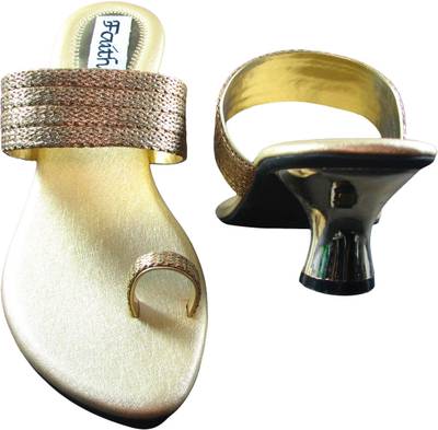 Faith Women Gold Heels