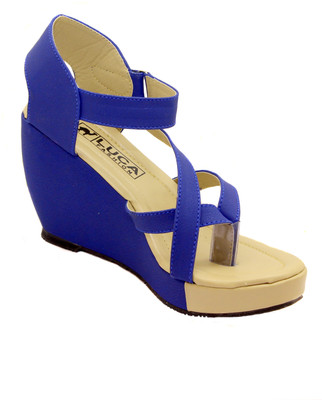 

Luca Fashion Girls Wedges(Blue