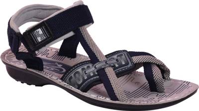 Aztec Men Orange, Grey Sandals