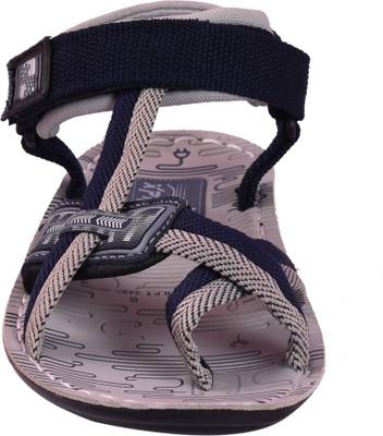 Aztec Men Orange, Grey Sandals
