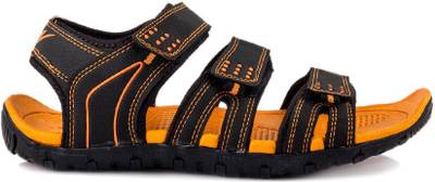 Corpus Men Black::Orange Sandals