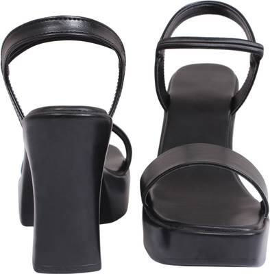Lily Women Black Heels