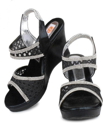 

Digni Women Black Wedges