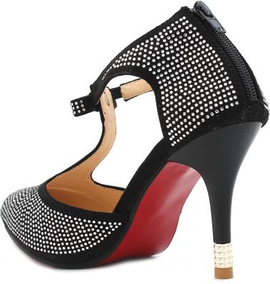Shuberry Women Black Heels