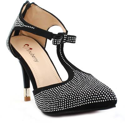 Shuberry Women Black Heels