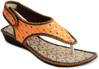 

Myra Women Orange Flats