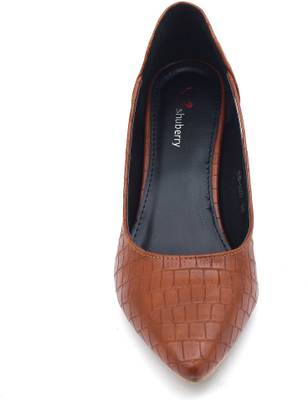 Shuberry Women Tan Heels