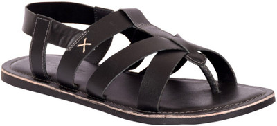 

Tortoise Men Black Sandals