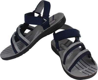 Oricum Men Grey &amp; Blue Sandals