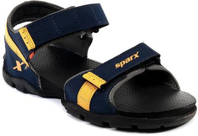 Sparx Men Olive Yellow Sandals