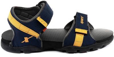 Sparx Men Olive Yellow Sandals