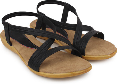 Ortan Girls Flats(Black