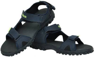 Reebok Men NAVY/GREEN/GRAVEL/BLK Sports Sandals