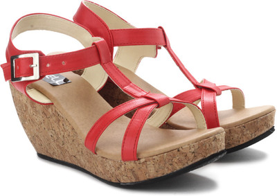 

Nell Women Red Wedges