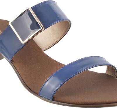 Mochi Women 45,Blue Heels