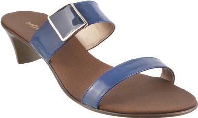 Mochi Women 45,Blue Heels