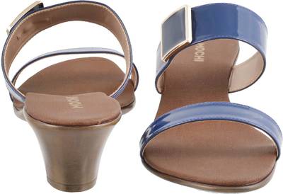 Mochi Women 45,Blue Heels