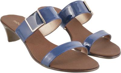 Mochi Women 45,Blue Heels
