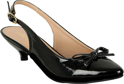 Flora Women Black Heels