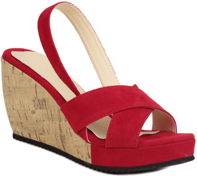 

Bruno Manetti Women Red Wedges