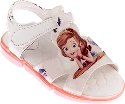 

Happy Bachpan Girls Sports Sandals(White
