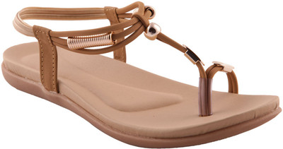 

Adorn Women Beige, Brown Flats