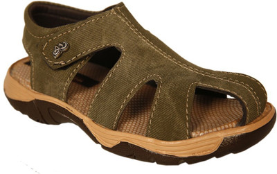 

Trilokani Boys Sports Sandals(Green