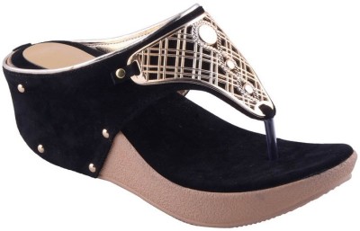 

Adorn Women Black Wedges