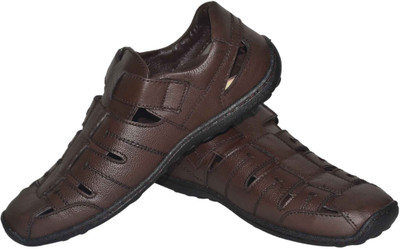 

Jenfars Men Brown Sandals